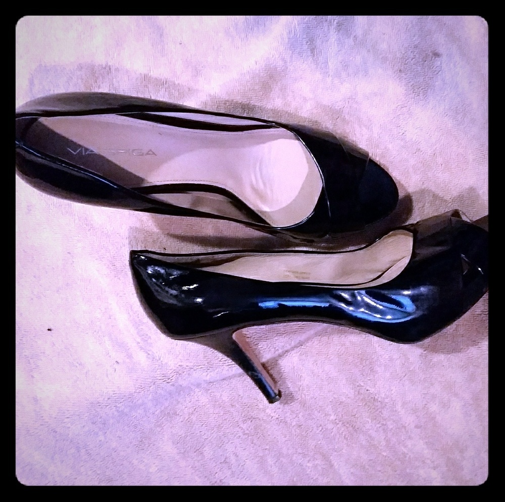 Via Spiga open toe heels